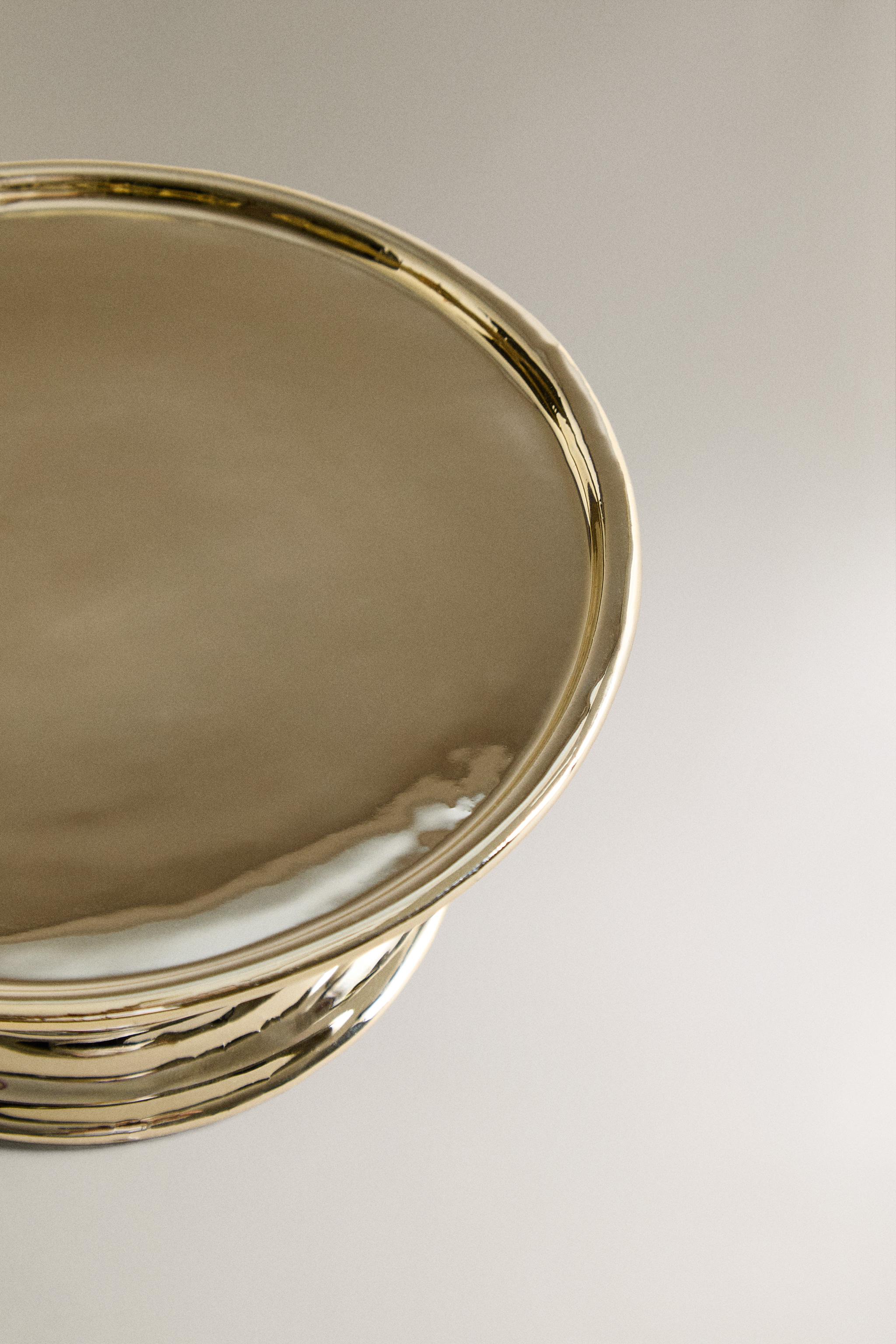 CHRISTMAS SHINY PORCELAIN TEALIGHT HOLDER